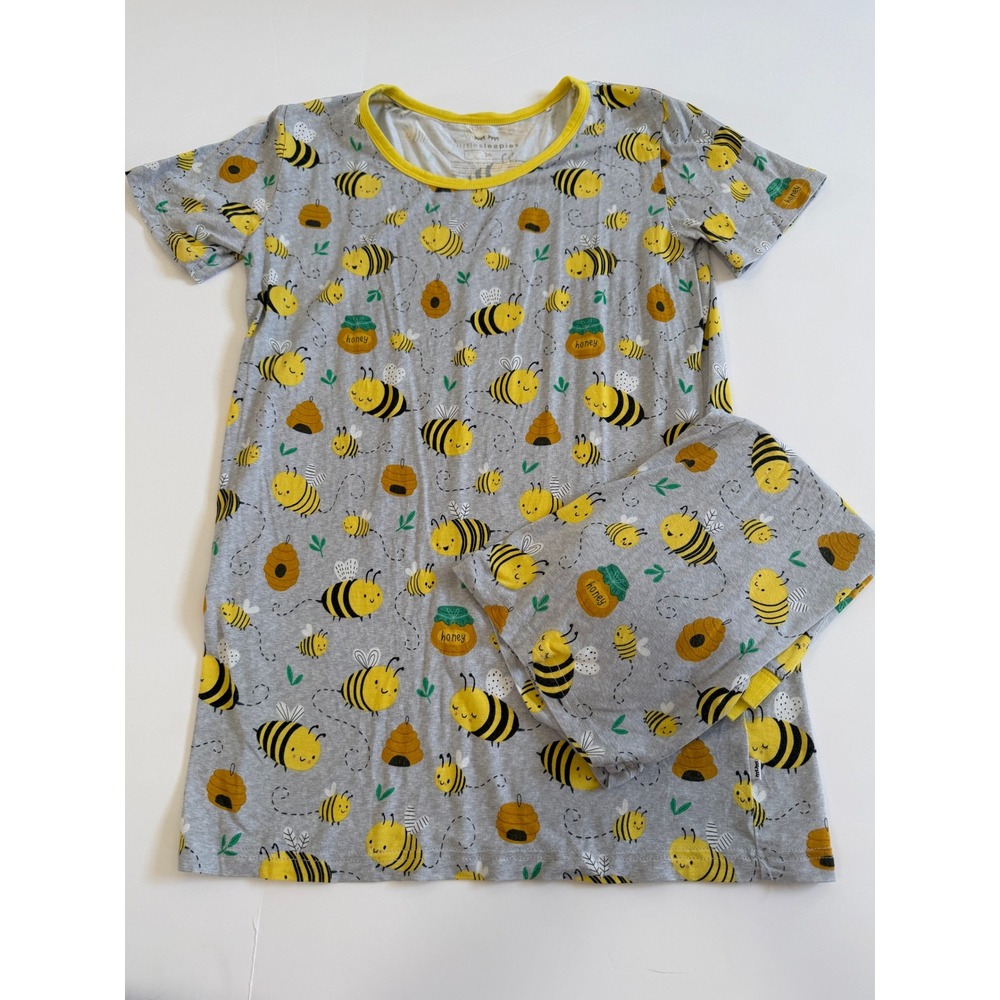 Little Sleepies Bee Happy Bamboo Pajama Set Kids 16